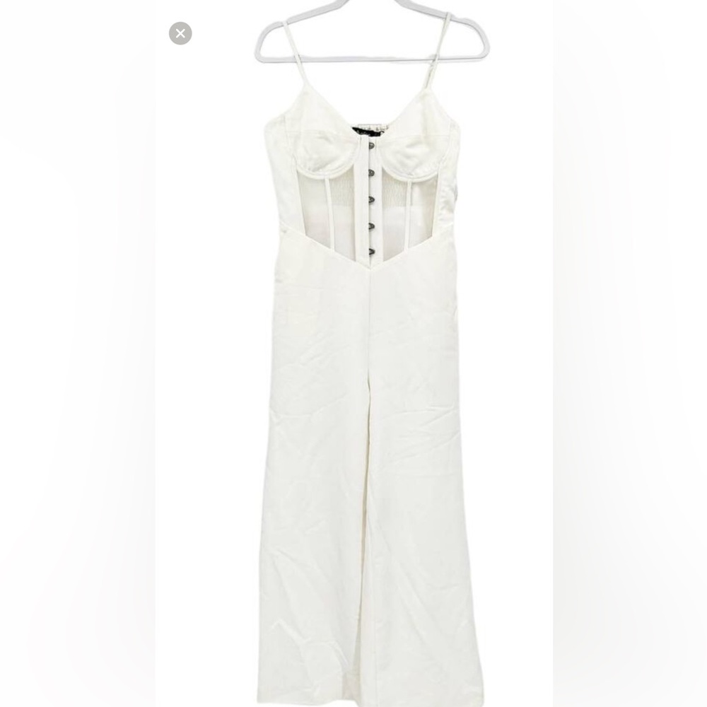 Lavish Alice Elegant Ivory Jumpsuit corset style
